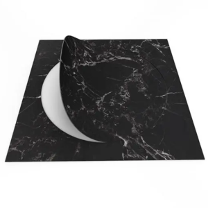 Vzor - 63544 black marble circle, kolekce Allura Material