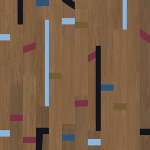 Vzor - 63510 dark vintage gymfloor, kolekce Allura Wood