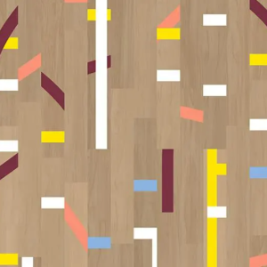 Vzor - 63511 light vintage gymfloor, kolekce Allura Wood