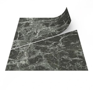 Vzor - 63784DR forest marble trapezoid, kolekce Allura Dryback Material