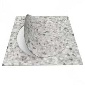 Vzor - 63586 grey terrazzo circle, kolekce Allura Material