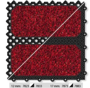 Vzor - 7823/7833/7873/7883 cardinal red, kolekce Coral Click dílce