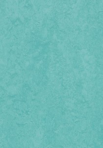 Vzor - 3269 turquoise, kolekce Marmoleum Fresco