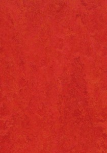 Vzor - 3131 scarlet (H48), kolekce Marmoleum Fresco